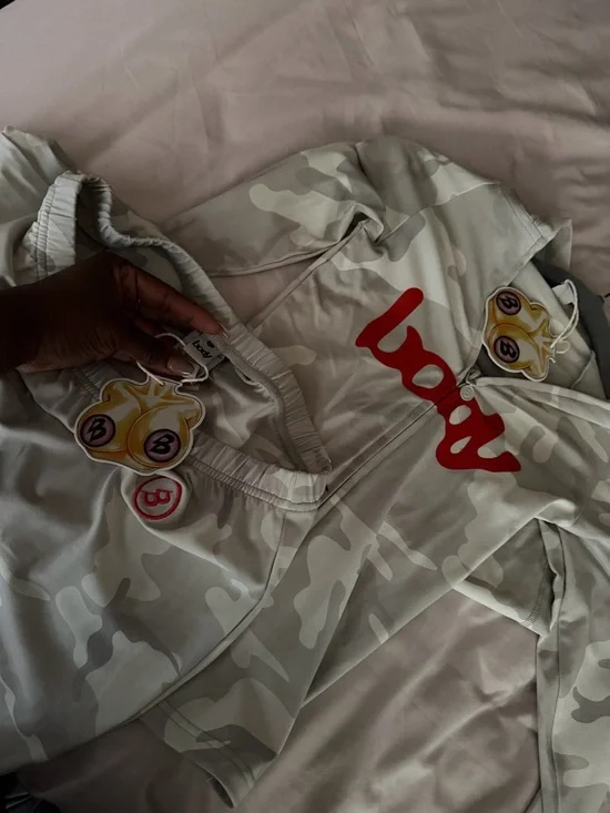 Light Gray Camo and red body by raven two piece - Picture 6 of 6